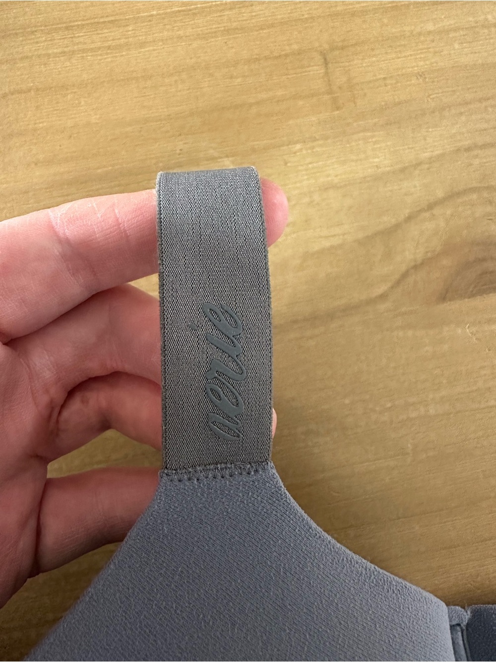 aerie Smooth Light Gray T-Shirt Bra - Molded Cups - Picture 2 of 4